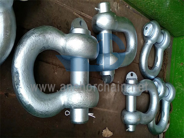 Manilles de navire d'ingénierie de type 1-80T Y CB3105