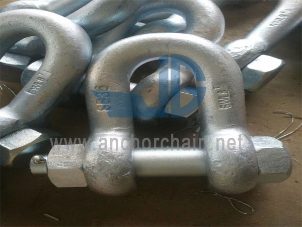 Manille de navire GB559 de type D