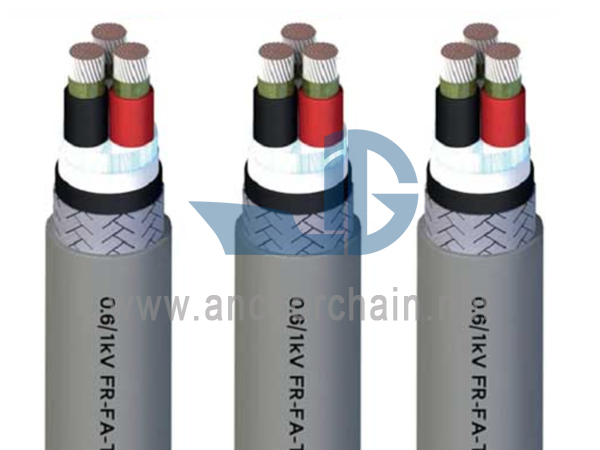 Câble d'alimentation et d'éclairage de bord FA TPYCY 0.61KV