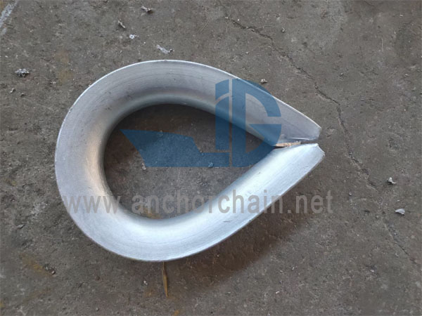 JIS B 2802 Cosse Type A pour câble d'acier nu