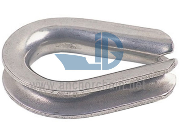 JIS B 2802 Type C de cosse pour corde de manille (fibre)