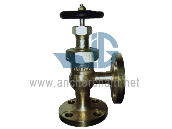 JIS F 7347 Bronze 5K Vannes angulaires (type chapeau union)