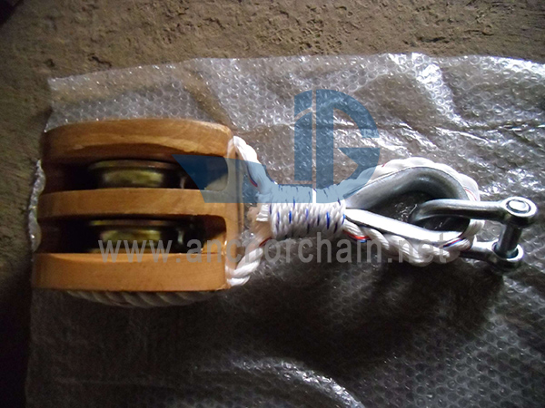 Bloc en bois JIS Tightwire avec double roue