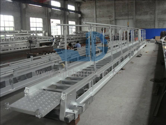 Échelle de coupée en aluminium marine