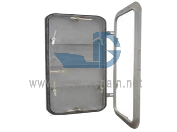 Porte battante en aluminium marine