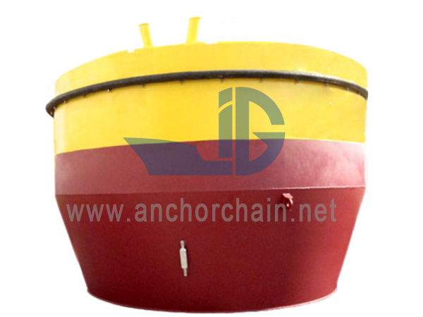 Bouée d'ancre en mer