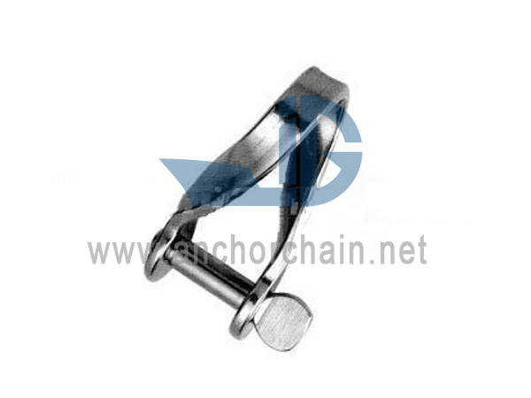 Manille de torsion de plat