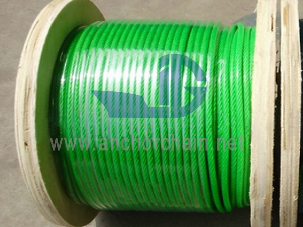 Câble en acier enduit de PVC