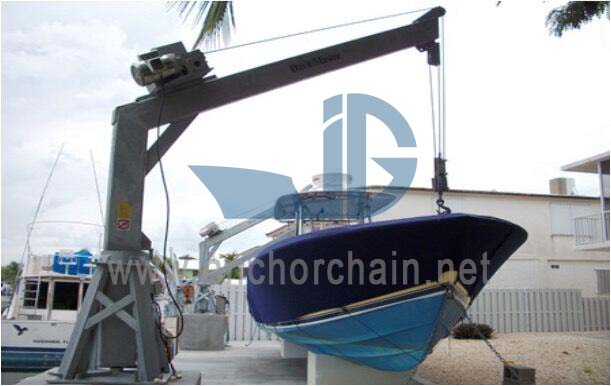 Grue pour yacht